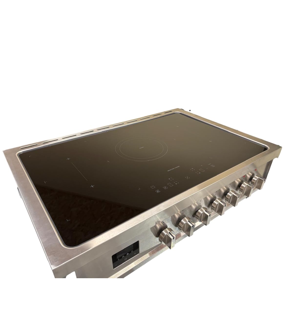 SOLTHERMIC VTI90AINOX INDUCCION CON HORNO ELECTRICO PANORAMICO/ANCHO 90 CMS / 5 FUEGOS CON ENCENDIDO AUTOMATICO/HORNO MULTIFUNCION 96 L. / ALTA GAMA
