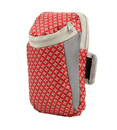 Preisvergleich Produktbild COMVIP Sport Wasserdichte Handyhülle Geldbeutel Smartphone Armband Lauftasche Handytasche Rot