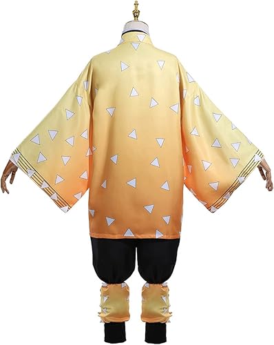 Miniatura 4 de Nuoqi Zenitsu Cosplay Zenitsu - Disfraz de Zenitsu para cosplay, uniforme