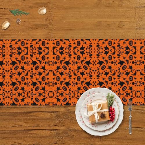 Chemin de table Halloween pour protéger et décorer votre table à manger facilement - 6