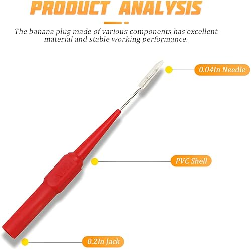 Miniatura 3 de 2 sondas de perforación de alambre aislante, sondas traseras no destructivas, aguja de perforación de alambre flexible, herramientas de reparación