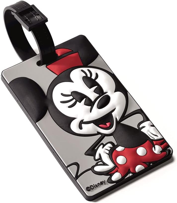AMERICAN TOURISTER Kids' Disney Luggage Tag, Minnie Mouse, One Size, Disney Luggage Tag