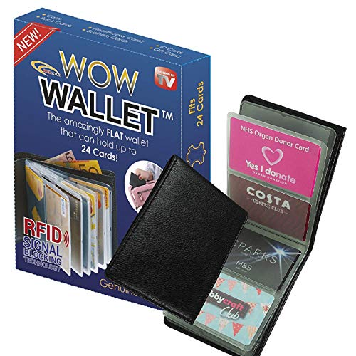 Allmuis Amazing Men And Women Slim Leather Wonder Wow Wallet - Credit Card Protector - Rfid Blocking Case #TOP2