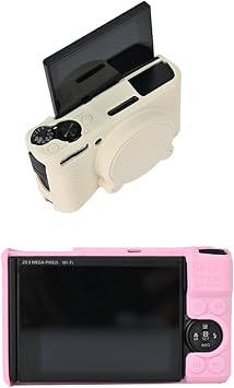 SX740 Silicone Camera Case Rubber Cover for Canon PowerShot SX740 SX730 HS Cameras Accessories Body Skin with Hand Neck Strap Lanyard