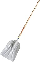 True Temper 1680100 Poly Scoop Shovel with 48" Hardwood Handle - Durable for Grain, Mulch, Soil, Snow & Garden Use