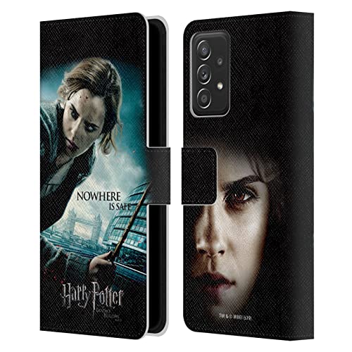 Cadeau Harry Potter Samsung Galaxy A53 5G étui cuir Hermione Reliques de la Mort pour fan