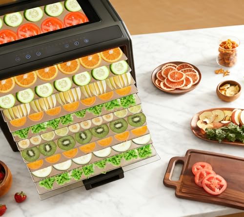 Kamehame 200 Dehydrator Parchment Sheets Compatible with Excalibur Dehydrator, 14" x 14" Parchment Paper Square Paper Liner Disposable Dehydrating Chips Fruit Herbs Jerky by Kamehame - Used condition - Image 7