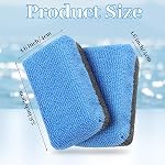 Mudder 24 Pack Microfiber Applicator Pad for Ceramic Car Wax, Blue and Gray - Image 2