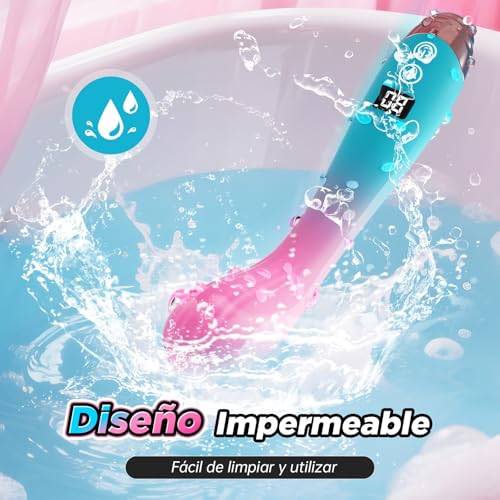 Miniatura 7 de Vibrador Clitoris Juguetes Sexuales Mujer - Led Vibradorador Mujer Juguetes Eróticos Para Pareja Sexuales Con 9 9 Balanceo Y Vibración, Consoladores Vibradores Punto G Control Remoto App Para Hombres