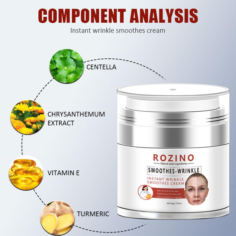 Anti-Wrinkle Face Cream Instant Anti-Wrinkle Moisturizer Night Moisturizer for Women and Men Skin Tightening Reduce Fine Line Cream for Face Long Lasting Moisturizer for Dry and Sensitive Skin - Image 7