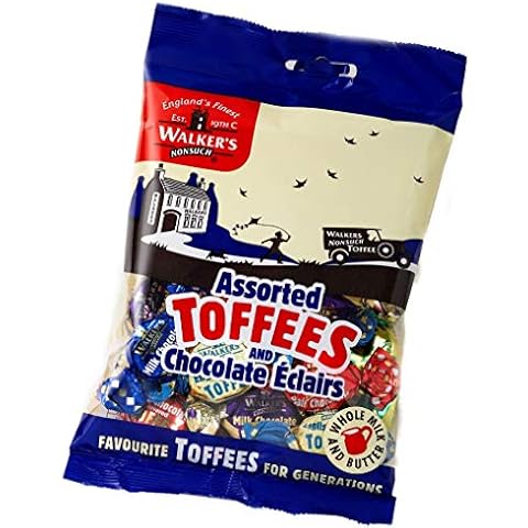 Walkers Assorted Toffees and Chcolate Eclairs Bag 150g Cover