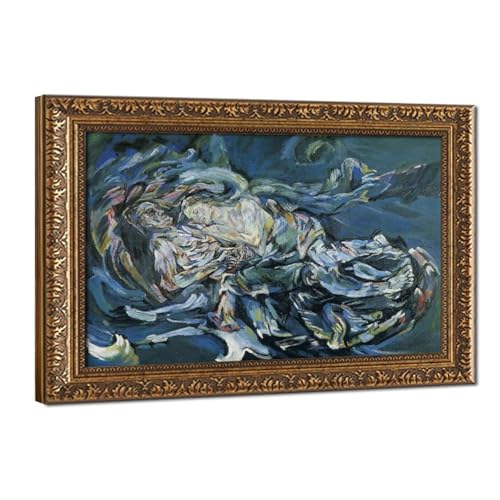La mariée du vent Kokoschka poster toile grand format prêt à poser
