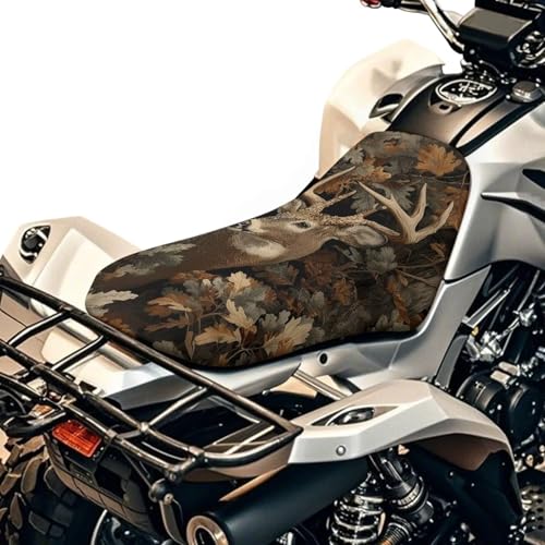 Qpednta Camo ATV Deer Seat Cover for Polaris & Honda