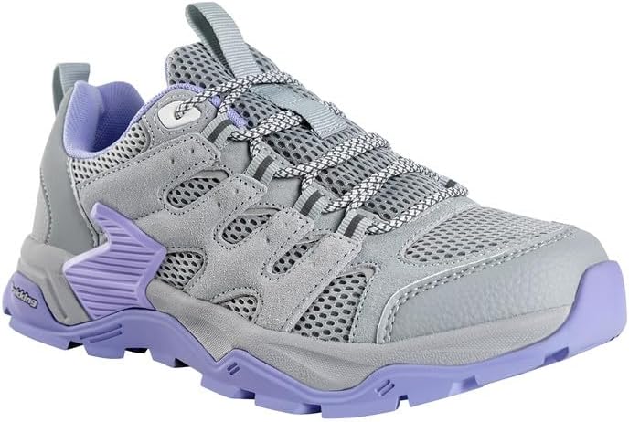 Women's Hiking Shoes, Outdoor Anti-Slip Trail Shoes, Lightweight Breathable Hiking Sneakers for Walking Trekking