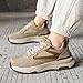 WUBENHUANSHOE Men's Casual Sports Shoes, Fashionable Thick Soled Skateboarding Shoes, Trendy and Comfortable Men's Shoe Suitable for Outdoor (Sand,9)