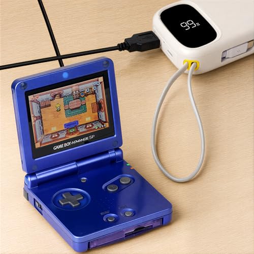 Image of Funturbo Gameboy Advance SP Charger, GBA SP Charger Set with USB Charging Cable and Wall Adapter