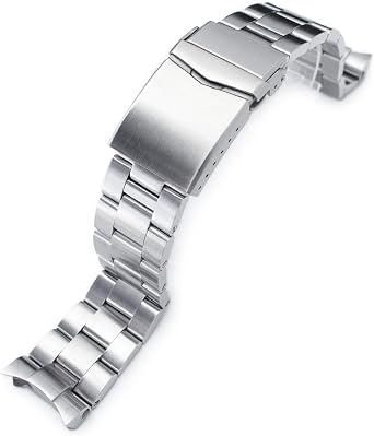 MiLTAT - Cinturino per orologio, 22 mm, per modelli Seiko SRPD, in acciaio  inox Super-O 316 L : Amazon.it: Orologi