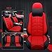 Uniwersalny Pokrowce Na Siedzenia Samochodowe Nadaje Się Do Volkswagena Gol Vw Polo Passat Golf Caddy Lupo Tiguan Sharan Phaeton Akcesoria Samochodowe-Czerwona Poduszka