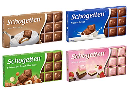 Schogetten German Chocolate Variety Pack Of 4 Bars (Variation #5) #TOP6