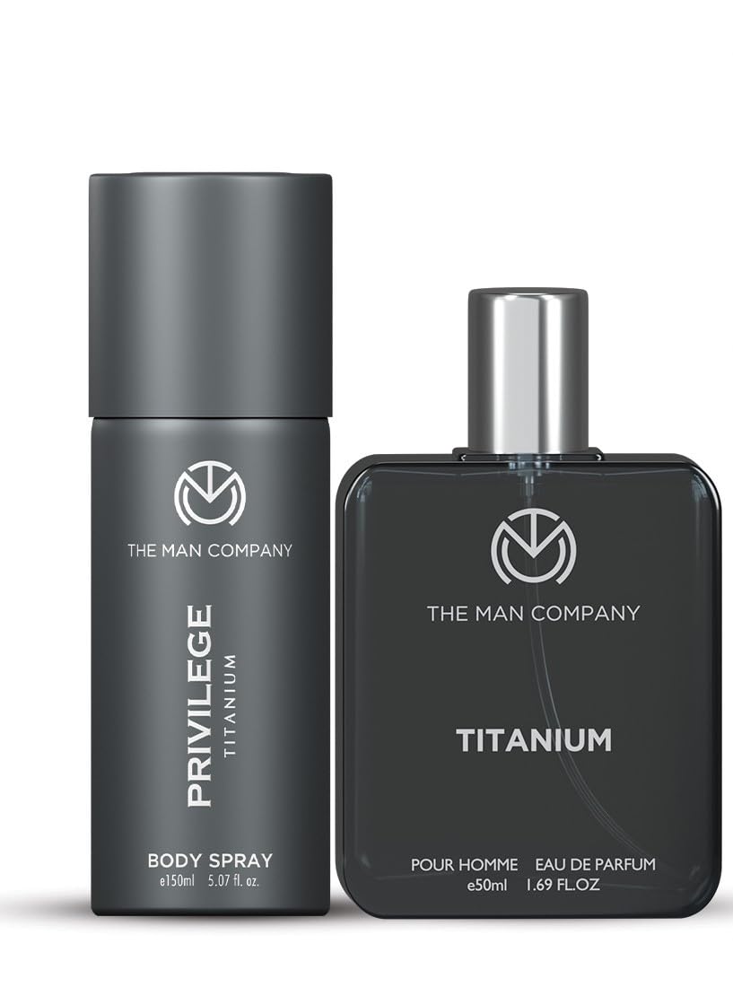 The Man Company Titanium Perfume & Deo Combo for Men - Set of 2 | Premium Long-Lasting Fragrance for Him | Gift for Birthday, Anniversary-image-15