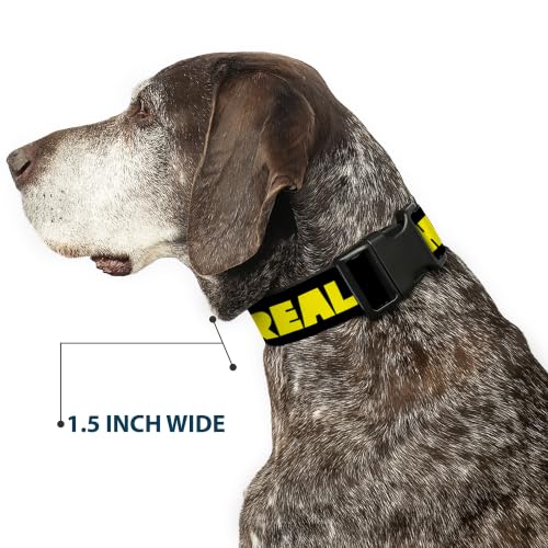 Collier de clip Buckle Down Shit Devient véritable Noir Jaune Medium - 8