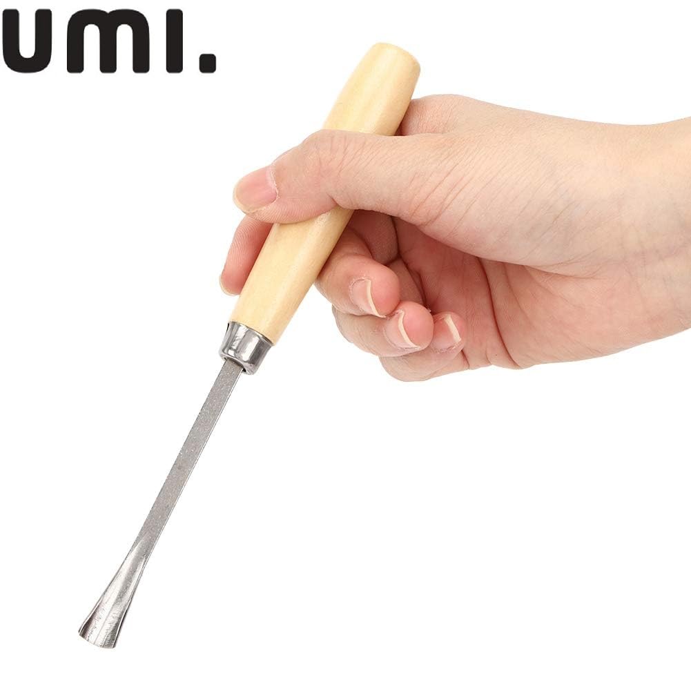 Amazon Brand - Umi 6 Piece Heavy Duty Wood Carving Chisel Set – Precision Crafting Tools for Home & Professional Use, Durable Steel Blades with Ergonomic Wooden Handles, Ideal for Carpentry - Image 7 thumbnail