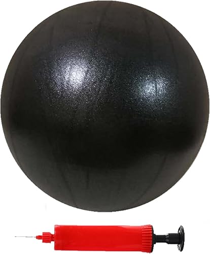 Mini pelota de yoga de ejercicio de pilates, pelota de yoga inflable pequeña de 6 pulgadas, equipo de entrenamiento básico y terapia física, con