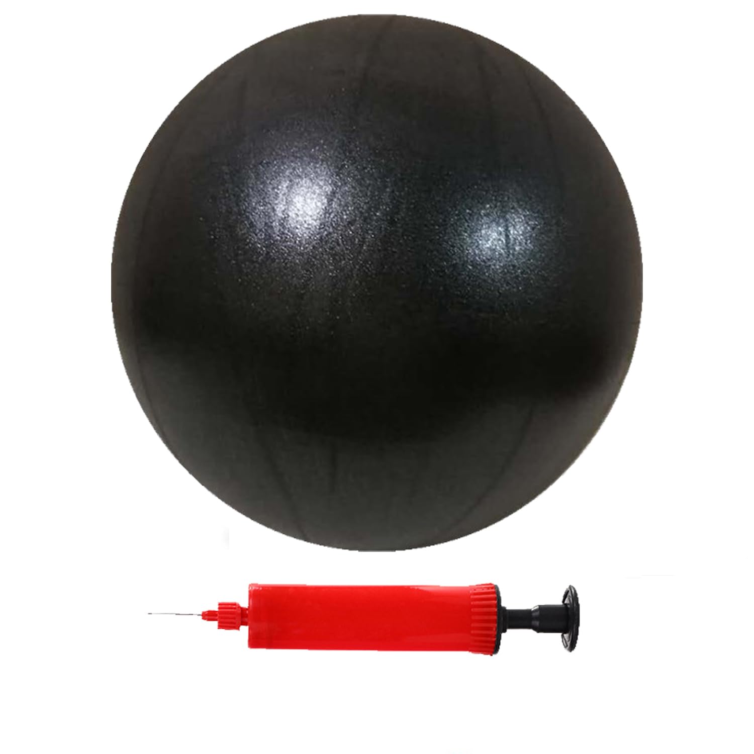 Mini pelota de yoga de pilates, pelota inflable pequeña de 6 pulgadas, equipo de entrenamiento básico y terapia física, con bomba