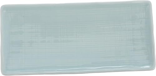 DOITOOL Bandeja de joyería Bandeja de platos Bandejas de comida Platos de cena de cerámica Plato de sushi Bandeja de joyería Plato de servir Plato