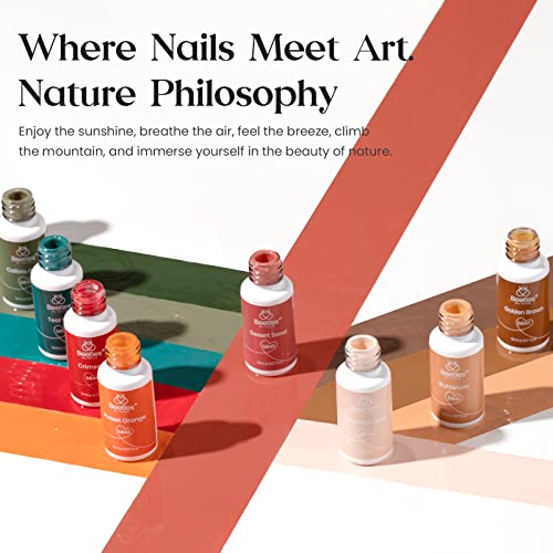 Beetles Gel Polish 2023 Nail Art Liner Gel Set Gift For Women- 12Pcs Popular White Orange Holiday Gel Art Paint Brown Green Fall Colors Swirl Nails Built Thin Nail Art Brush In Bottle Gel #TOP1