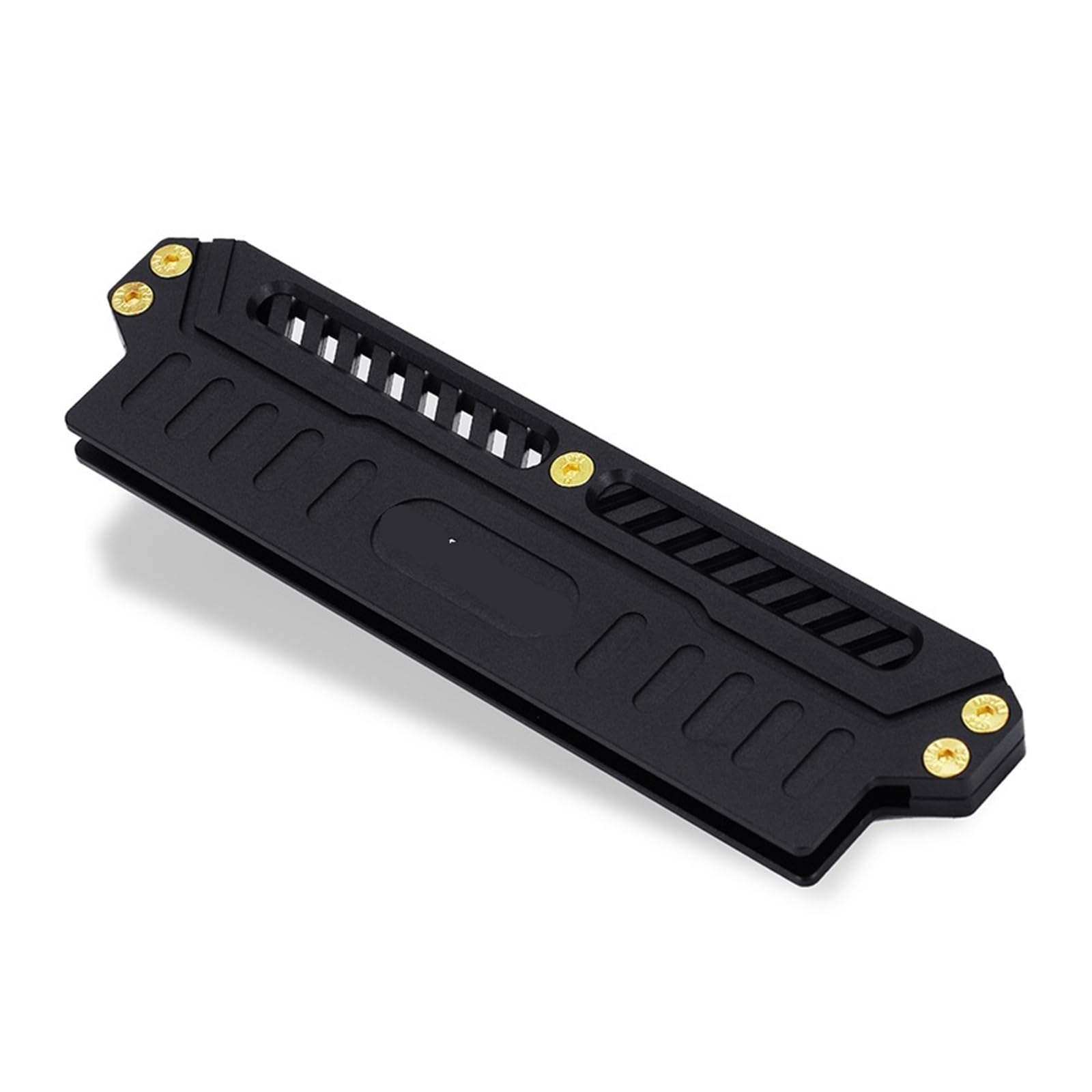 Radiator do pamięci RAM DDR4/DDR5 ze stopu aluminium (1 szt. czarny)