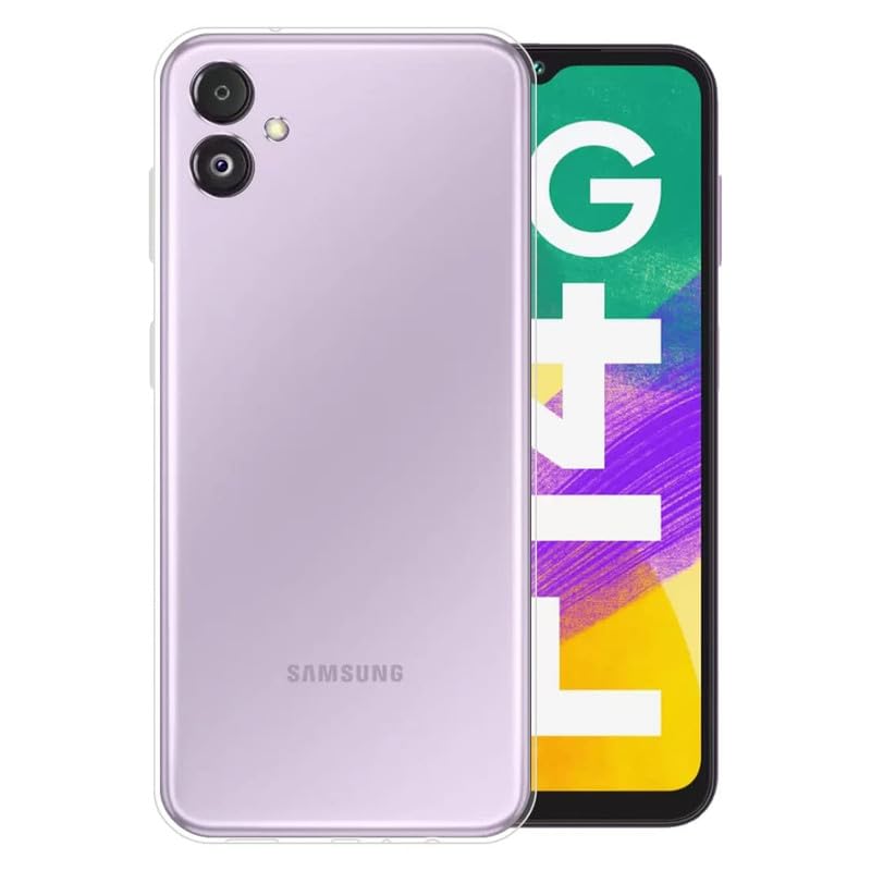 Image of Case Creation Brand - Mobile Cover for Samsung Galaxy F14 (Soft & Flexible Back Case), Transparent