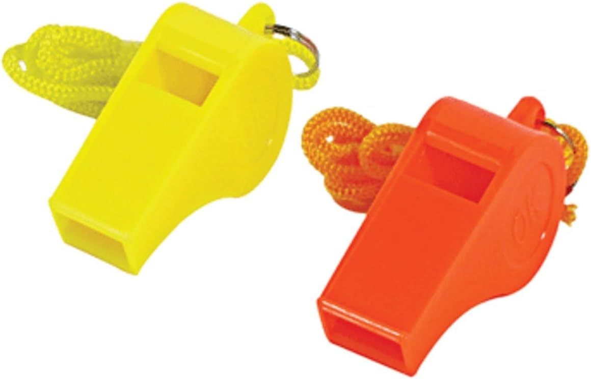 TREASURE GURUS, LLC 100 Pack of Survival Emergency Waterproof Whistles