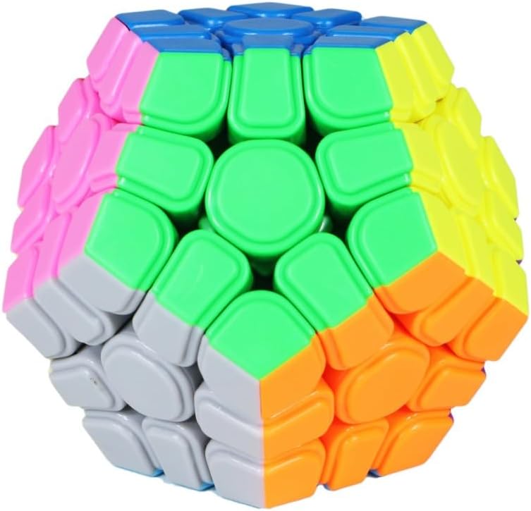 CuberSpeed Moyu Megamin V2 m Magnetic stickerless Speed Cube moyu meilong megamin m v2 Magnetic Cubing Classroom Meilong 12-Side 3x3 Pentagonal Dodecahedron Speed Cube image 4