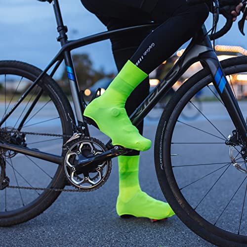 GripGrab Primavera Road Bike Spring Fall Cover Socks Aero Knitted Cycling Overshoes Belgian Booties Road Bike Shoe Covers - Thumbnail 4
