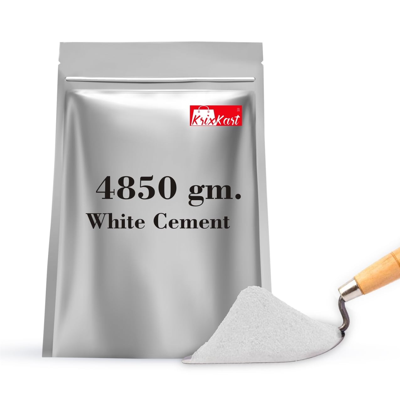 KRIXKART - White Cement Multi-Purpose Cement for Home Filling, Crafting, and Repairs Kitchen Sink & Wall Cracks, Bathroom Tile Gaps Sealant.Best for Wet & Damp areas - Universal Adhesive (4850, Grams) (B0DH9T4VWP) Amazon Price History, Amazon Price Tracker