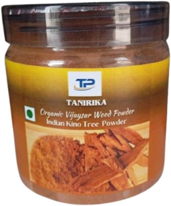 Vijaysar Organic Wood Powder/ 100% Natural/Health and Personal Care/Diabetic care/200gm