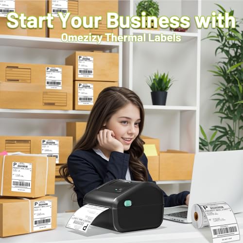Image of 4x6 Thermal Labels, Shipping Address Label (Pack of 100 4x6 Roll Labels)