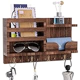 【Perfektes Geschenk&Zufriedene After Sales】 Jeder schlüsselaufhänger ist mit einer einzigartigen natürlichen Holzmaserung ausgestattet, exquisit und dreidimensional. Der schlüsselkasten ist das perfekte Geschenk für Familie und Freunde. Wenn Sie Fragen zum schlüsselbrett holz haben, wenden Sie sich bitte an uns. Unser Pre-Sales- und After-Sales-Service ist ein Schutzschild für jeden Kunden.