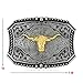 KDG Western Cowboy Belt Buckle Fashion Bullhead Pattern Fashion Novel Belt Buckle for Men Women
