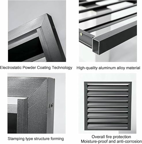Cache-climatisation extérieur en aluminium robuste pour masquer vos unités