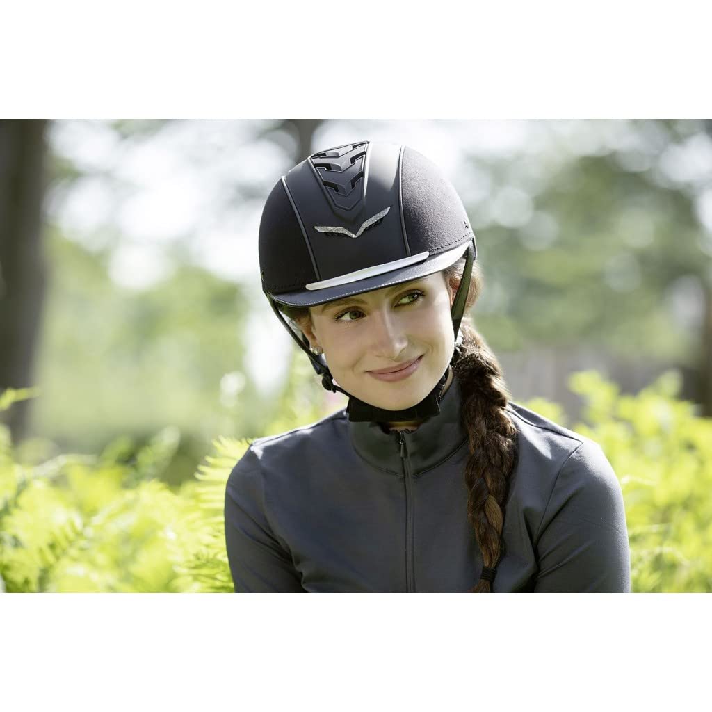 HKM Elegance Reithelme Schwarz S/M 49-52 cm