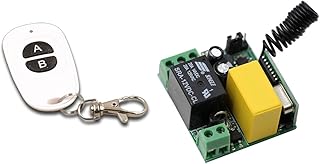 Mini Size AC 220V 1CH 1 CH Relay RF Wireless Remote Control Switch System Wireless Light Switch Transmitter Receiver - (Color: 315Mhz)