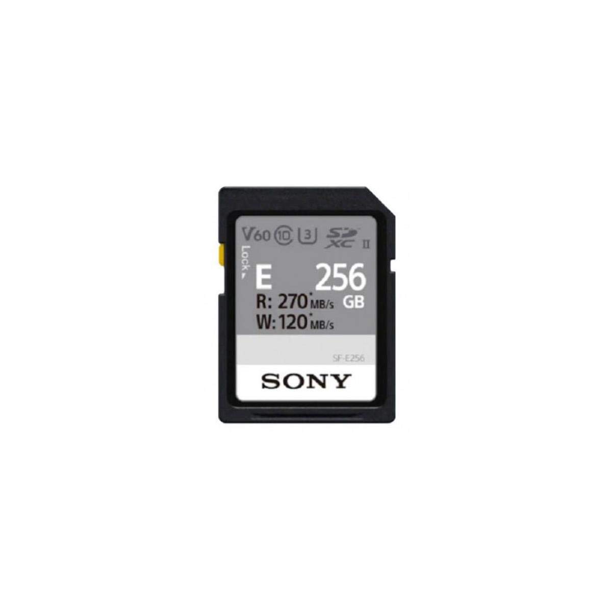 Amazon.com: Sony E series SDXC UHS-II Card 256GB, V60, CL10, U3