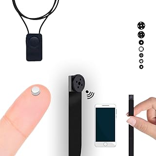 Kit Completo Mini Camara Espia Boton con Auricular Espia Invisible Inalambrico - Copiar Examen - WiFi HD 1080p Real. Auriculares Invisibles. (Pinganillo MicroNano)