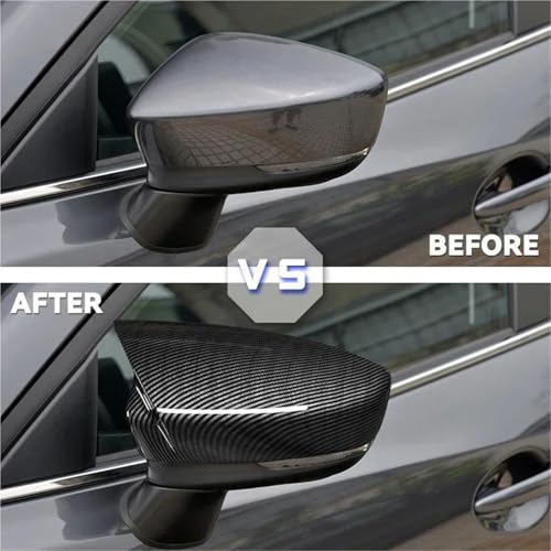 Boîtiers de rétroviseurs extérieurs Mazda 3 avec protection ABS anti-UV - 3