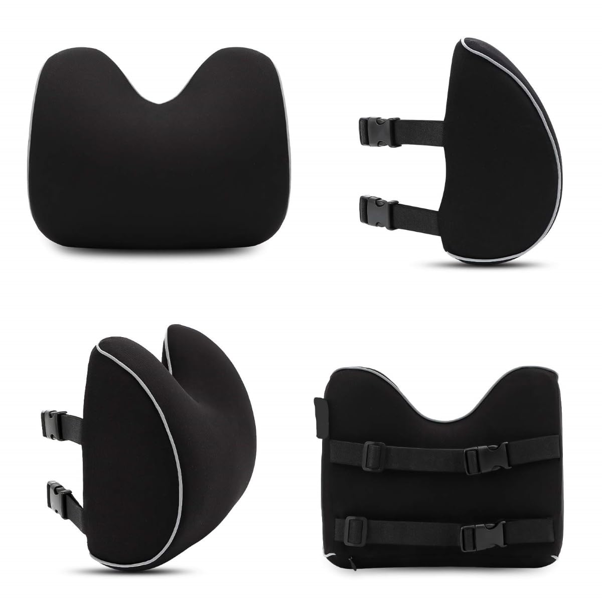 FELEA Appui Tete Voiture, Pour Fiat Ducato 2006+ Coussin Appui-TêTe Voiture, Coussin Cervical En Mousse à Mémoire, Ensembles D'appuie Tête De Voiture.,D-Green