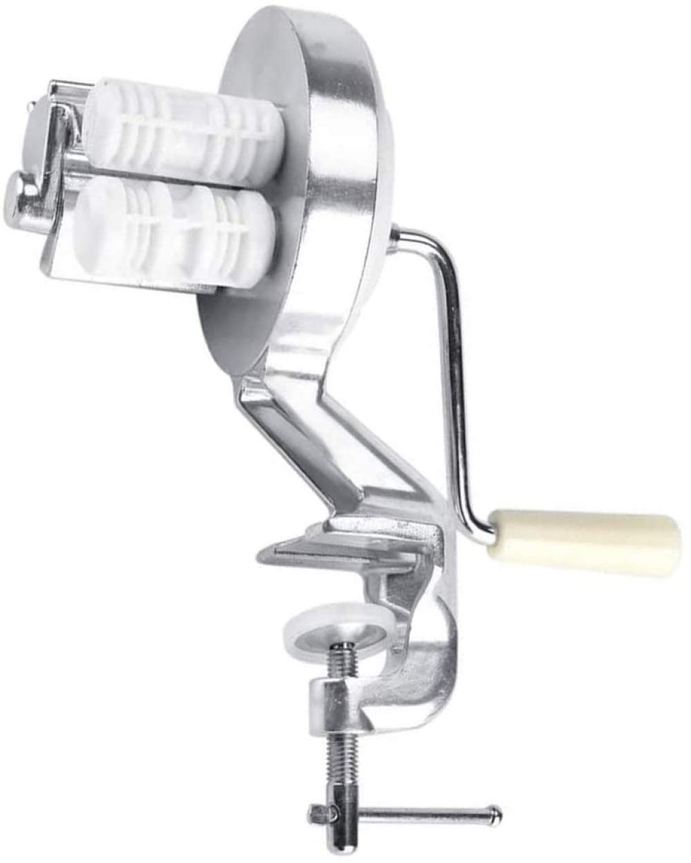 Máquina manual de rodillos para hacer fideos de masa, máquina de prensado manual de pasta italiana para el hogar pequeño de aleación de aluminio, herramientas especiales