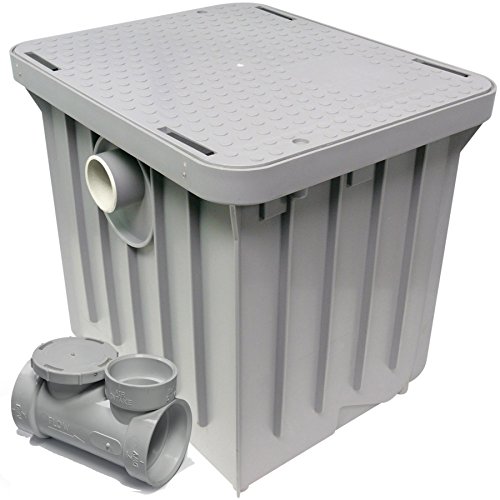 Endura 3910A02 10GPM, 10/20 Compact, 2-Inch Connection, Grease Interceptor, Gray