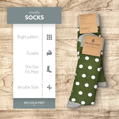Fun Green Colorful Novelty Socks for Men for Dress Casual Formal Groomsmen Wedding, 4 Pack4